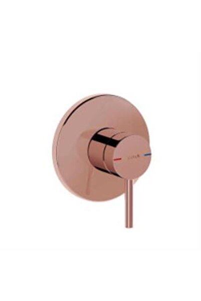 VitrA Origin A4262129 Ankastre Lavabo Bataryası, Soft Bakır (Parlak) (Minibox)