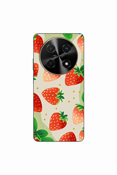 OEM Husa compatibila cu Huawei Nova 12i Silicon Gel Tpu Model Capsuni Pattern