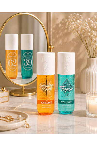 V.V LOVE Σετ Top Bottom 2 σπρέι σώματος για γυναίκες, 90 ml + 90 ml