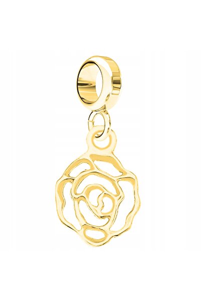 Larezo Charm, Model Lună, Zirconii, Motiv Lună, Inaltime 24mm, Culoare Argint...