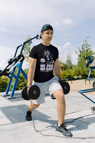 Inscriptie Tricou Fitness pentru Sală, Antrenament la Gym, Culturism, Bumbac ...