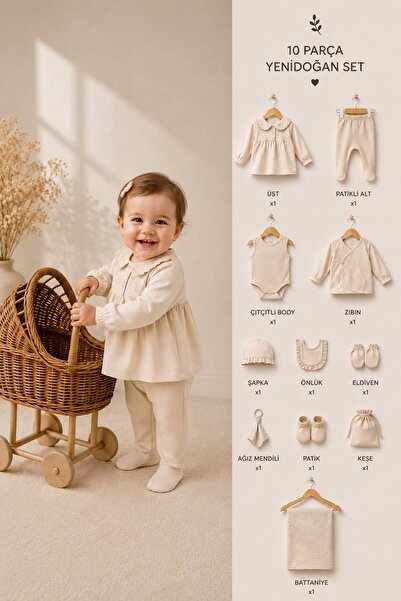 Elo Hospital Release Newborn Baby Girl Set of 10