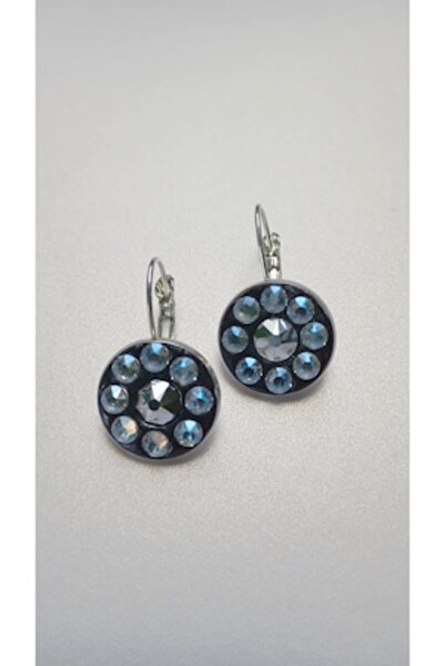 OEM Earrings with Swarovski Crisyal Clear and Preciosa Comet Argent crystals,...
