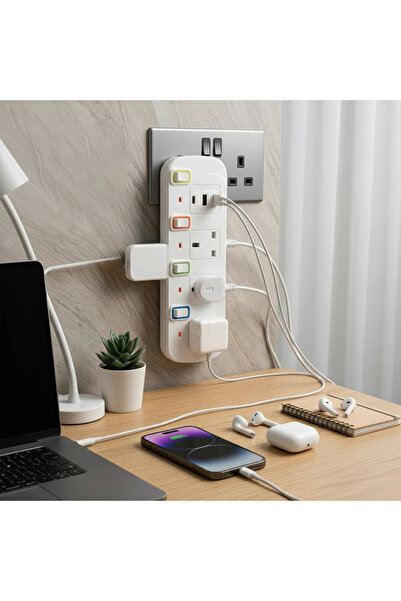 Proove Primo Plus 4-Way Multi-Plug Adapter | 2000W High Power | USB & Type-C ...