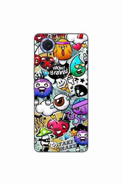 OEM Husa compatibila cu Huawei Nova 9 Silicon Gel Tpu Model Pop Art Graffiti