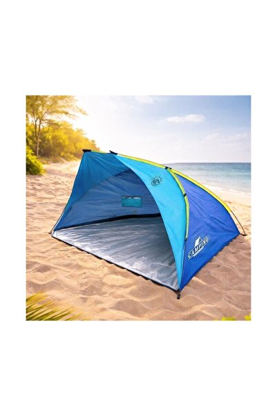 Zet Sky blue Waterproof beach tent, 2 people, UPF50+, 220x115x115 cm, sun and...