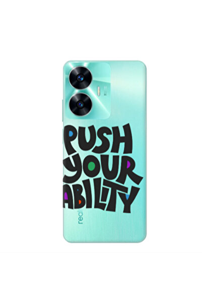 Other Realme C55 Push Your Ability Transparent Silicone TPU Θήκη