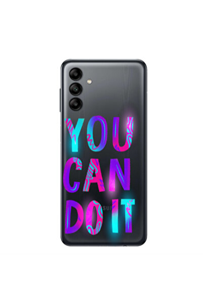 Other Samsung A04S You Can Doit Transparent Silicone TPU Θήκη