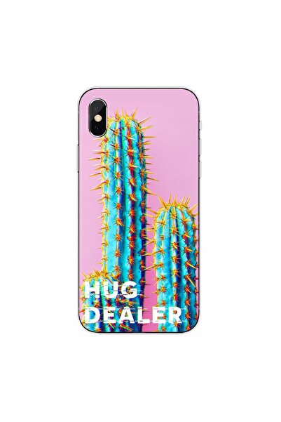 OEM Case compatible with Apple iPhone X Silicone Gel Tpu Pattern Message Hug ...