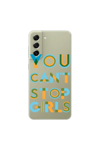 Other Samsung S21 You Cant Stop Girls Transparent Silicone TPU Θήκη