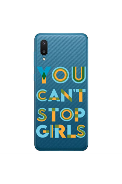 Other Samsung A02 You Cant Stop Girls Transparent Silicone TPU Θήκη