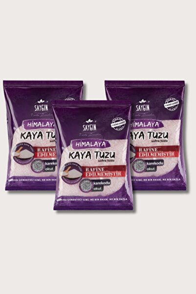 Saygın Rafine Edilmemiş Doğal Himalaya Kristal Kaya Tuzu - Sofra Tuzu / İnce ...