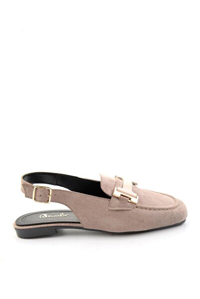 Bambi Bej Kadın Loafer Ayakkabı K01641023272