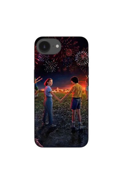 OEM Θήκη συμβατή με Apple iPhone 16e, από σιλικόνη gel TPU, μοντέλο Stranger ...