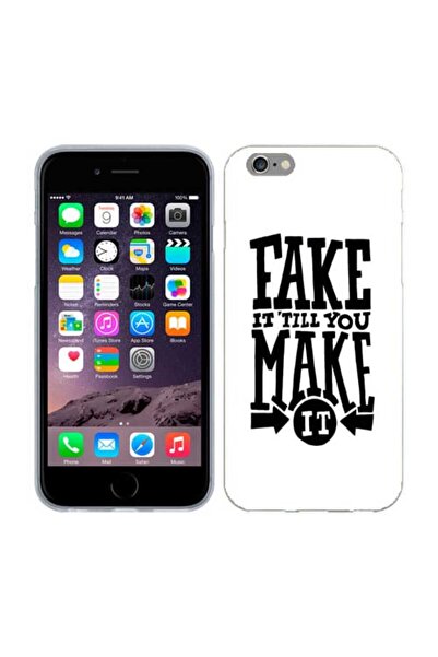 OEM Husa compatibila cu Apple iPhone 6, iPhone 6S Silicon Gel Tpu Model Fake It
