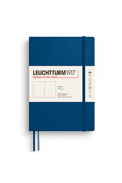 Leuchtturm Caiet A5 cu copertă flexibilă din vellum, indigo
