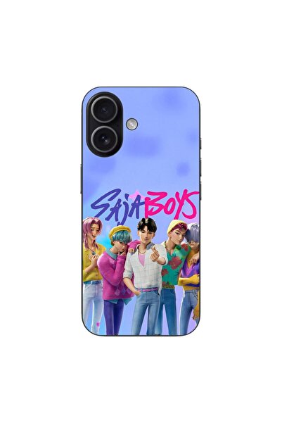 OEM Husa compatibila cu Apple iPhone 17 Silicon Gel Tpu Model KPop Demon Hunt...
