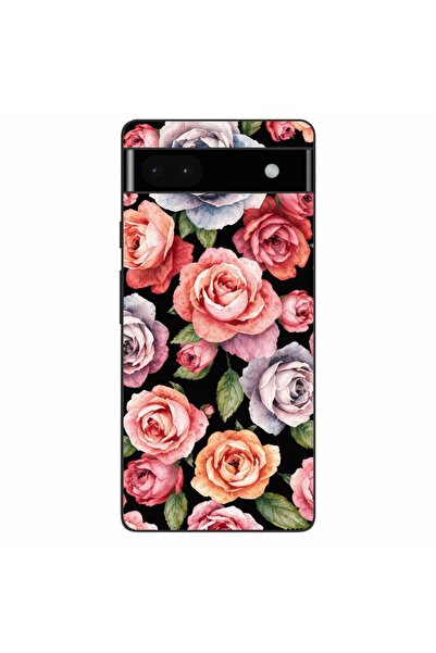 OEM Калъф, съвместим с Google Pixel 6A, силиконов гел TPU модел с десен на цв...