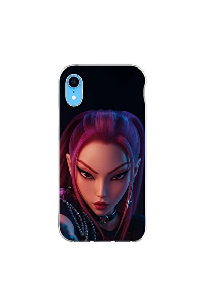 OEM Husa compatibila cu Apple iPhone XR Silicon Gel Tpu Model KPop Demon Hunt...