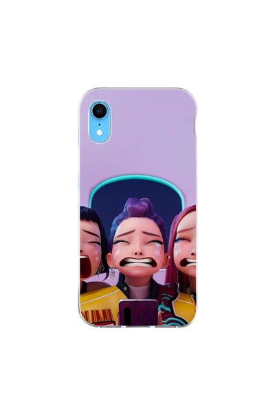 OEM Θήκη συμβατή με Apple iPhone XR, από σιλικόνη gel TPU, μοντέλο KPop Demon...