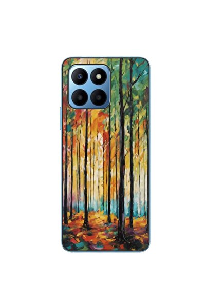OEM Θήκη συμβατή με Honor X8 5G Σιλικόνης Gel TPU με σχέδιο Πολύχρωμη Τέχνη Δ...