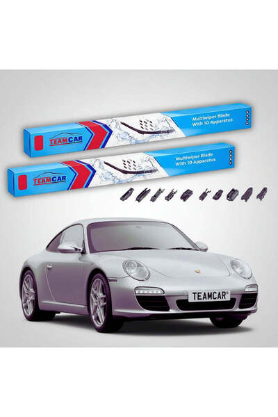 TEAMCAR Lamele ștergătoare Porsche 911 997 2004-2013 |   Set frontal plat – T...