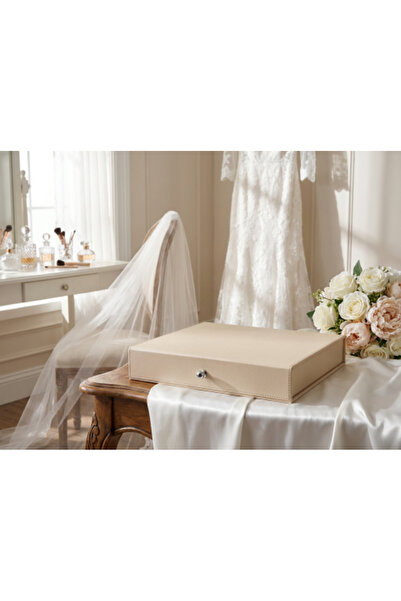 Flora Albums Set Wedding A4 Leather Box