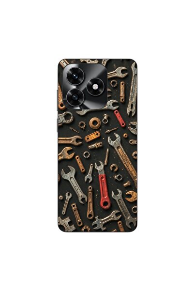 OEM Калъф, съвместим с Honor X5c Plus, силиконов гел TPU модел с десен на мех...