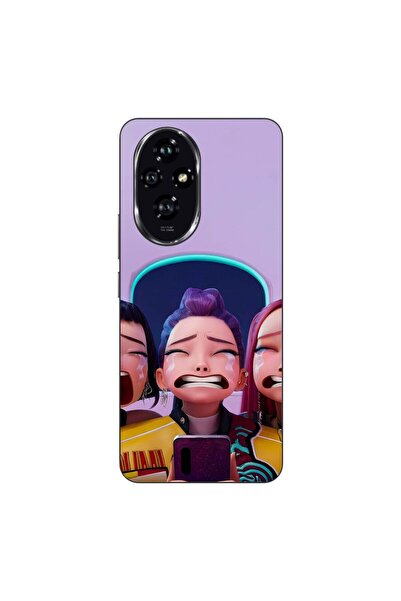 OEM Husa compatibila cu Honor 200 Silicon Gel Tpu Model KPop Demon Hunters Cr...