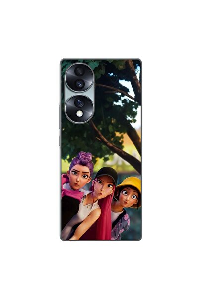 OEM Husa compatibila cu Honor 70 Silicon Gel Tpu Model KPop Demon Hunters Shy...
