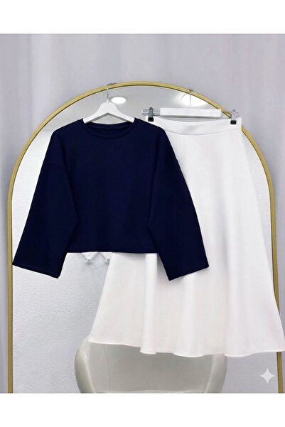 VOLT CLOTHİNG Osnovni set bluze i lepršave suknje