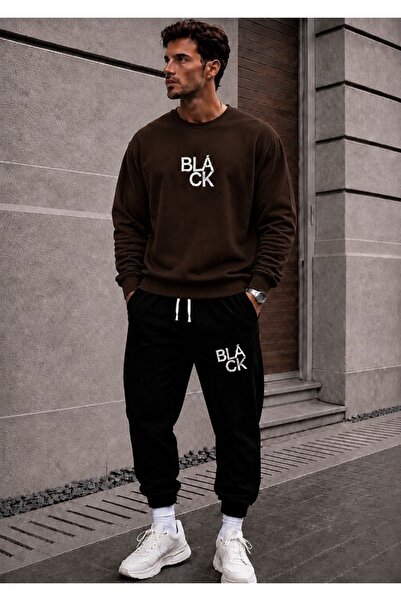 FAEL LİFE UNISEX ΧΕΙΜΕΡΙΝΟ ΣΕΤ ΦΟΡΜΑΣ ΜΕ ΦΑΡΔΙΑ ΓΡΑΜΜΗ ΚΑΙ ΛΟΓΟΤΥΠΟ ΜΑΥΡΟ