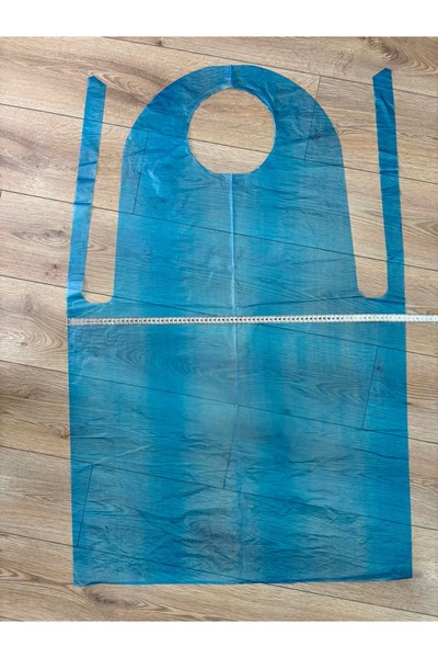 ADYMEDİKALVET Nylon Disposable Butcher Apron Thick 40 Micron 100 Pieces in a ...