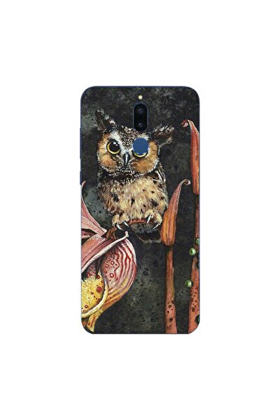 OEM Husa compatibila cu Huawei Mate 10 Lite Silicon Gel Tpu Model Owl Painted