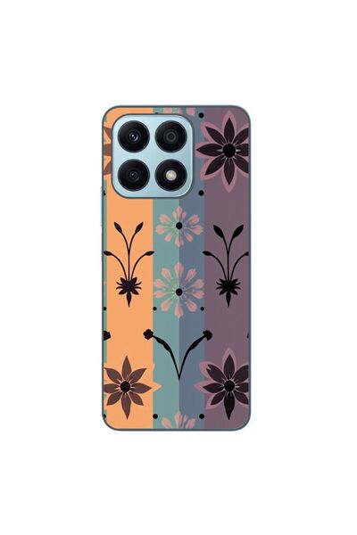 OEM Husa compatibila cu Honor X8a Silicon Gel Tpu Model Vintage Decal Flower