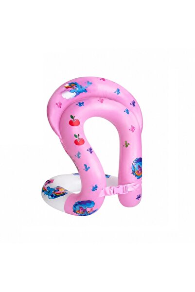 Bsr Children's swimming vest, inflatable, PVC, pink, size S, 2-6 years