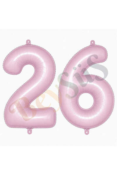 BeySüS 26 Foil Balloons in Pink Color (76 cm)