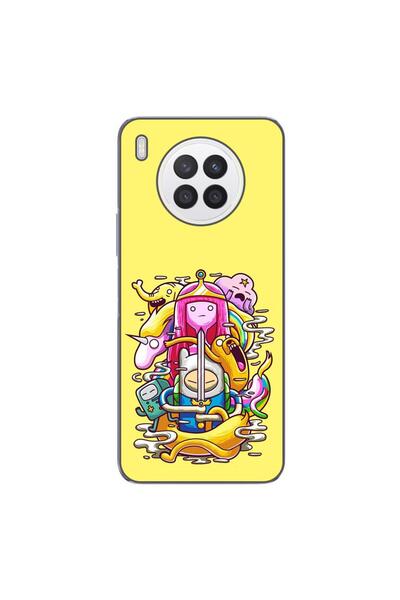 OEM Husa compatibila cu Huawei Nova 8i Silicon Gel Tpu Model Adventure Time P...