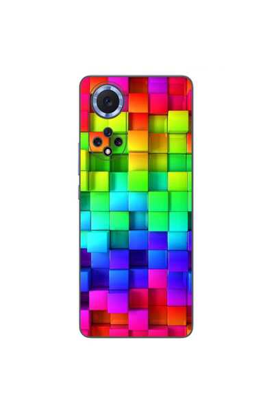 OEM Husa compatibila cu Huawei Nova 9 Silicon Gel Tpu Model Colorful Cubes