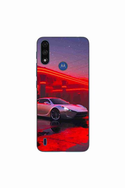 OEM Husa compatibila cu Motorola Moto E7 Power Silicon Gel Tpu Model Future Car