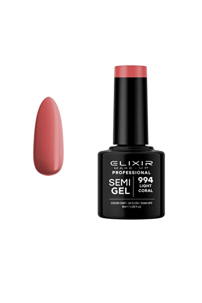 Elixir SEMI GEL (ΗΜΙΜΟΝΙΜΟ ΒΕΡΝΙΚΙ) - 994 (LIGHT CORAL) 8ML