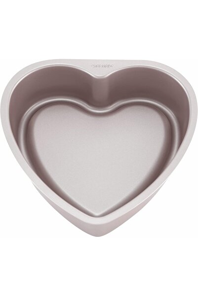 ChefMade Heart-shaped Cake Pan, Non-stick 8-inch for Oven Baking (Gold Color)