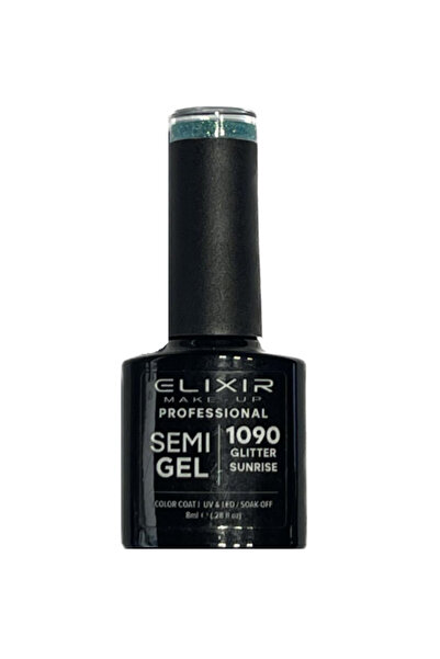 Elixir SEMI GEL (ΗΜΙΜΟΝΙΜΟ ΒΕΡΝΙΚΙ) - 1090 (GLITTER SUNRISE) 8ML