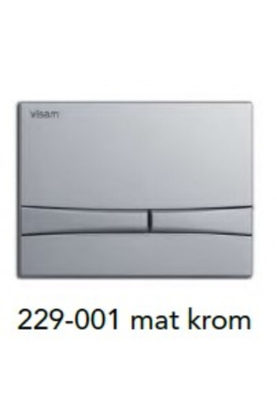 Visam MİA İki Kademeli Kumanda Paneli, Mat Krom