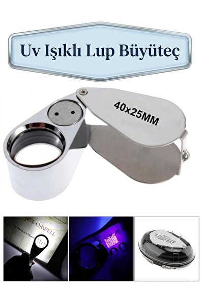 Neler Geldi Neler 40x25 Mm Özel Kutulu Led Ve Uv Işıklı Lup Büyüteç Lup Merce...