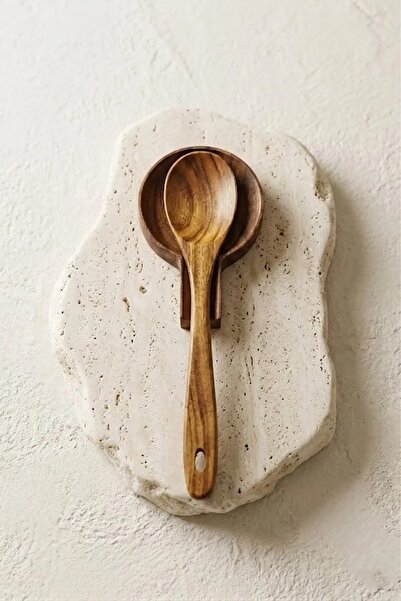 NESS HOME Countertop Wooden Dirty Spoon Holder Dirty Spoon Rack