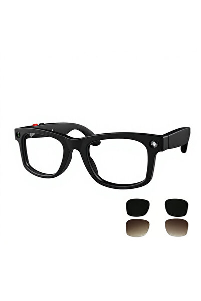 AIMB S2 Max AI Smart Glasses with HD Camera, Real Time Translation, Multifunc...