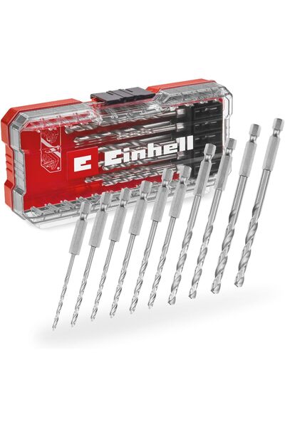 Einhell Orijinal S-CASE 10 parça metal matkap ucu seti (HSS 4241 çelikten yap...
