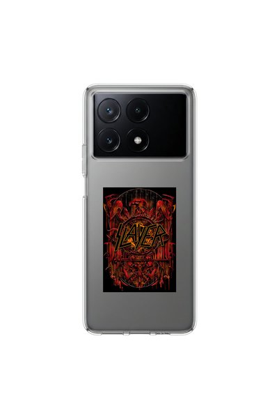 PPKin Poco X6 Pro Compatible Metal 17 Design Transparent Case