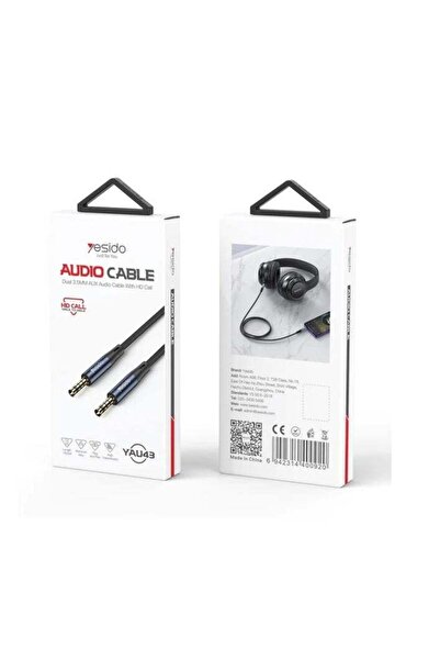 Yesido YAU43 3.5mm to 3.5mm AUX Audio Adapter Cable Length 1m